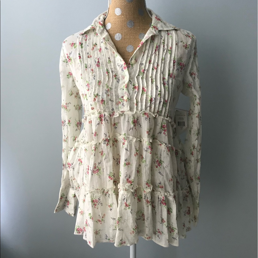 NWT! ✨ Denim & Supply Ralph Lauren Floral Blouse